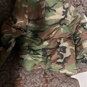 Ralph Lauren Kids Green Camouflage Puffer Jacket